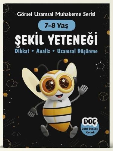 Şekil Yeteneği 7 - 8 Yaş - Dikkat Analiz Uzamsal Düşünme | Kitap Ambar