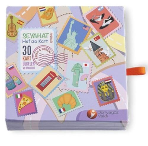 Seyahat Hafıza Kart Oyunu - 30 Kart Ülkeler ve Simgeleri | Kitap Ambar