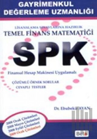 SPK Gayrimenkul Değerleme Uzmanlığı - Temel Finans Matematiği