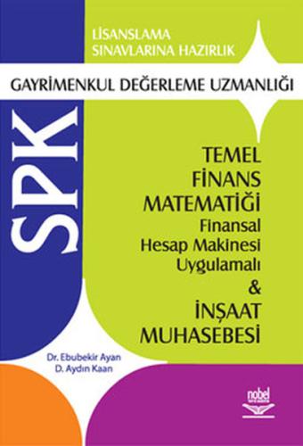 SPK Gayrimenkul Değerleme Uzmanlığı Temel Finans Matematiği Finansal H