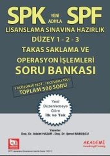 SPK Takas Saklama ve Operasyon İşlemleri Soru Bankası