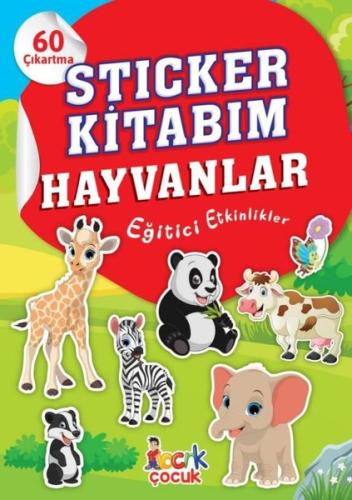 Sticker Kitabım - Hayvanlar - Eğitici Etkinlikler - 60 Çıkartma