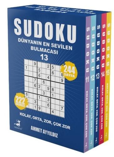 Sudoku - Dünyanın En Sevilen Bulmacası Seti - 5 Kitap Takım 11 - 12 - 