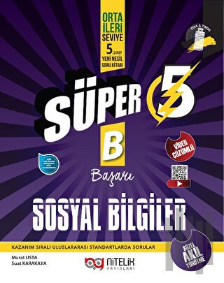 Süper 5 Sosyal Bilgiler Yeni Nesil Soru Kitabı