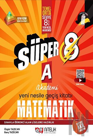 Süper 8 Matematik A Yeni Nesile Geçiş Kitabı