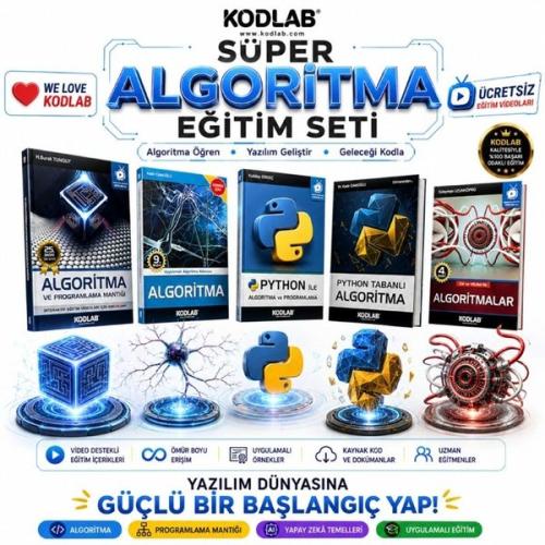 Süper Algoritma Eğitim Seti - 5 Kitap Takım