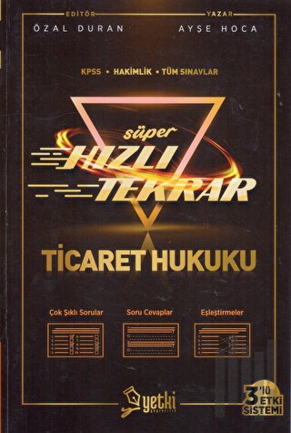 Süper Hızlı Tekrar Borçlar Hukuku / KPSS + Hakimlik + Tüm Sınavlar / 3