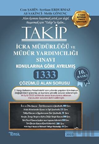 Takip İcra Müdürlüğü ve Müdür Yardımcılığı Sınavı Soru Bankası