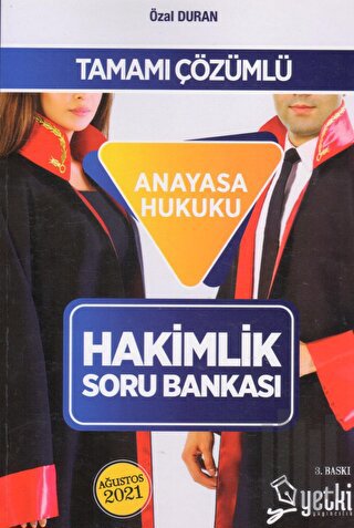 Tamamı Çözümlü Anayasa Hukuku Hakimlik Soru Bankası