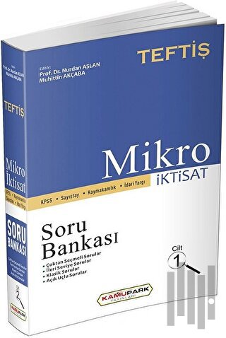 TEFTİŞ KPSS Mİkro İktisat Cilt 1 Soru Bankası