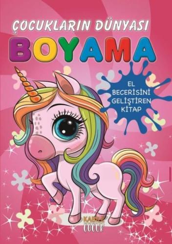 Tek Boynuzlu At - Çocukların Dünyası Boyama Kitabı 5 | Kitap Ambarı