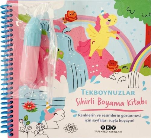 Tekboynuzlar - Sihirli Boyama Kitabı (Ciltli) | Kitap Ambarı