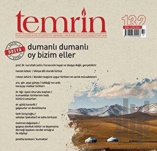 Temrin Düşünce ve Edebiyat Dergisi Sayı: 132 Temmuz - Ağustos 2023