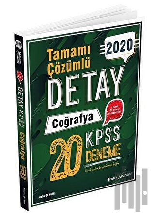 Tercih Akademi KPSS Detay Coğrafya Tamamı Çözümlü 20 Deneme