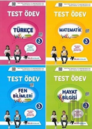 Test Ödev Seti - 3. Sınıf 4 Kitap
