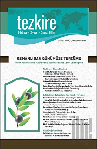 Tezkire Dergisi Sayı: 63 Ocak - Şubat - Mart 2018