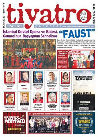 Tiyatro Gazetesi Sayı: 149 - Ekim 2023