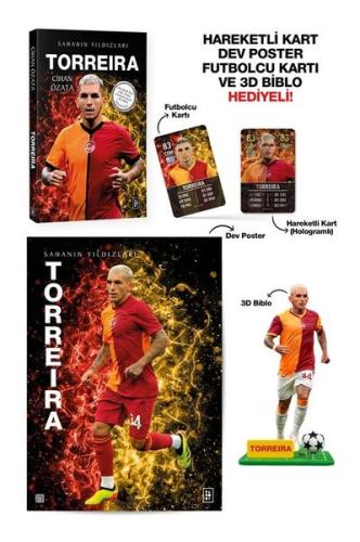 Torreira - Sahanın Yıldızları - Hareketli Kart - Dev Poster - Futbolcu Kartı ve 3D Biblo Hediyeli!