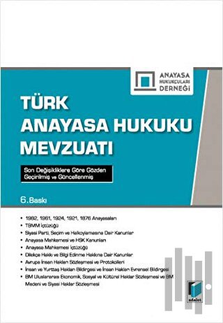 Türk Anayasa Hukuku Mevzuatı (Ciltli) | Kitap Ambarı