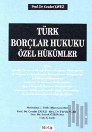 Türk Borçlar Hukuku Özel Hükümler (Ciltli) | Kitap Ambarı