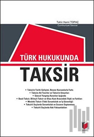 Türk Hukukunda Taksir