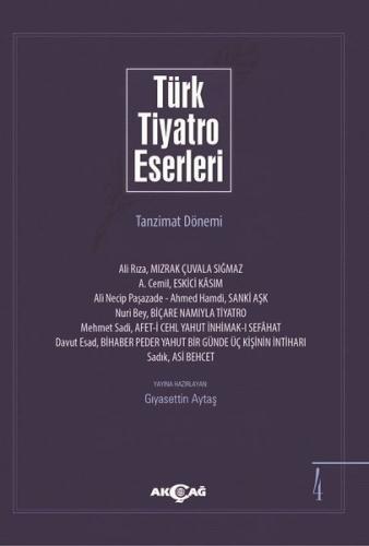 Türk Tiyatro Eserleri 4-Tanzimat Dönemi