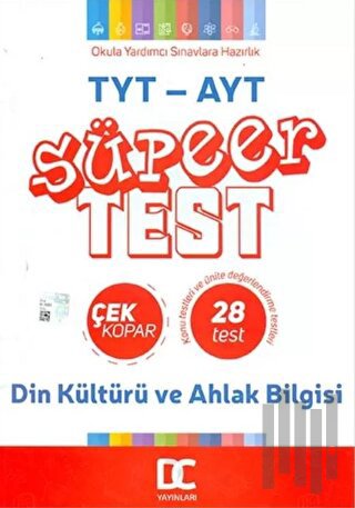 TYT AYT Din Kültürü ve Ahlak Bilgisi Süper Test Çek Kopar | Kitap Amba