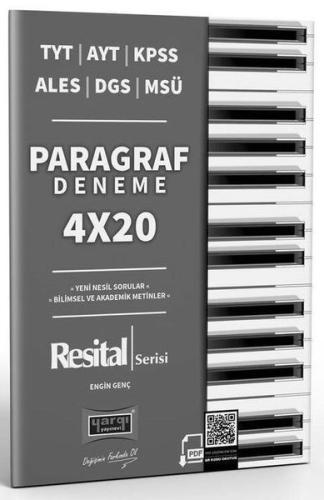 TYT AYT KPSS ALES DGS MSÜ Resital Serisi 4x20 Paragraf Denemeleri