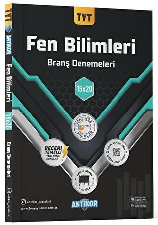 TYT Fen Bilimleri 15x20 Branş Denemeleri | Kitap Ambarı