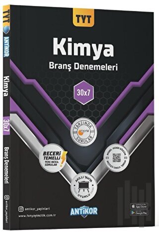 TYT Kimya 30x7 Branş Denemeleri | Kitap Ambarı