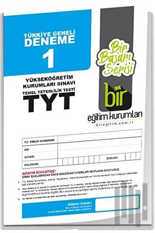 TYT Türkiye Geneli Deneme 1