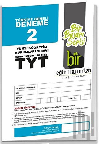 TYT Türkiye Geneli Deneme 2