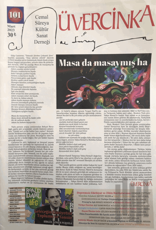 Üvercinka Dergisi: 101 Mart 2023