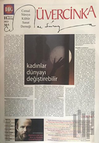 Üvercinka Dergisi: 103 - 104 Mayıs - Haziran 2023