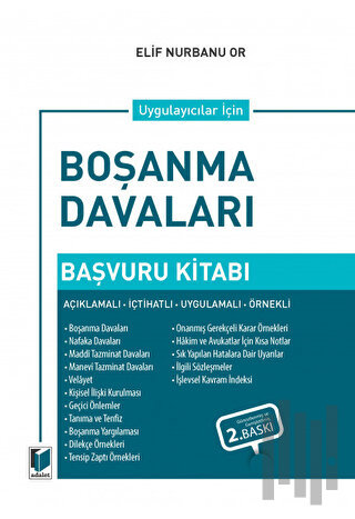 Uygulayıcılar için Boşanma Davaları Başvuru Kitabı (Ciltli)