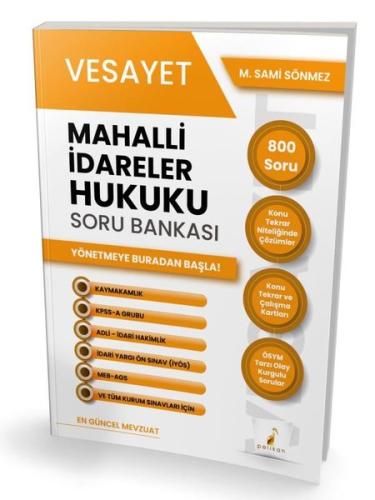 Vesayet Mahalli İdareler Hukuku Soru Bankası | Kitap Ambarı