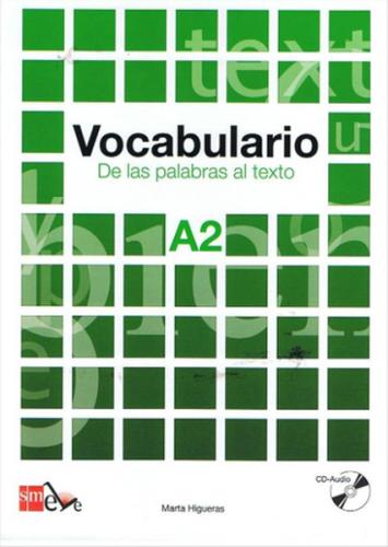 Vocabulario A2 De las Palabras al Texto +CD | Kitap Ambarı