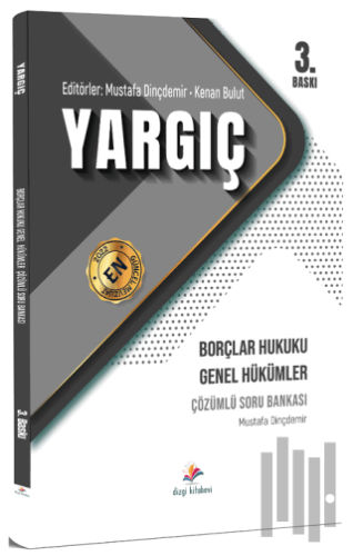 Yargıç 2022 Borçlar Hukuku Genel Hükümler Çözümlü Soru Bankası