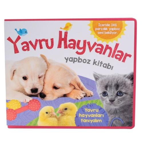 Yavru Hayvanlar Yapboz Kitabı (Ciltli)
