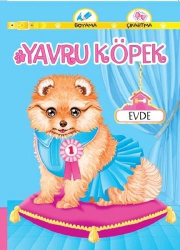 Yavru Köpek Evde-Boyama Çıkartma