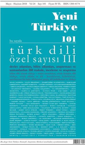 Yeni Türkiye Sayı 101-Türk Dili Özel Sayı 3