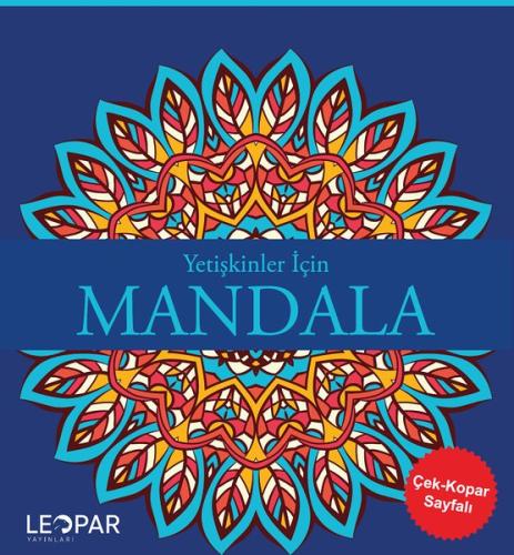 Yetişkinler İçin Mandala - Lacivert