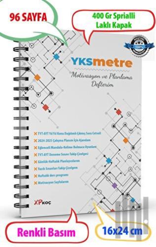 YKSMETRE Motivasyon ve Planlama Defteri / Günlük ve Haftalık Planlayıcı